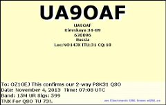 UA9OAF