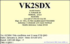 VK2SDX